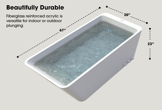 The Brooklyn Cold Plunge Trapezoid with Chiller