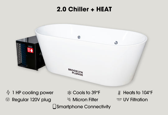 The Brooklyn Cold Plunge Oval with Chiller