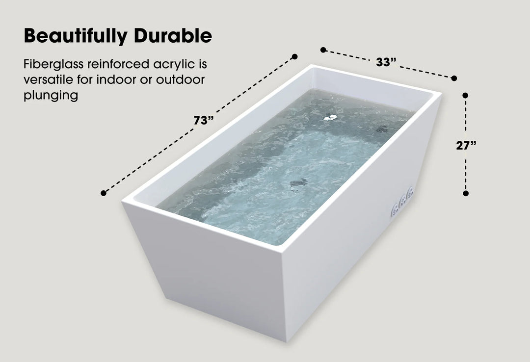 The Brooklyn Cold Plunge XL with Chiller
